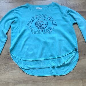 Ocean Drive Medium Hollywood Beach Florida Crewneck Sweatshirt